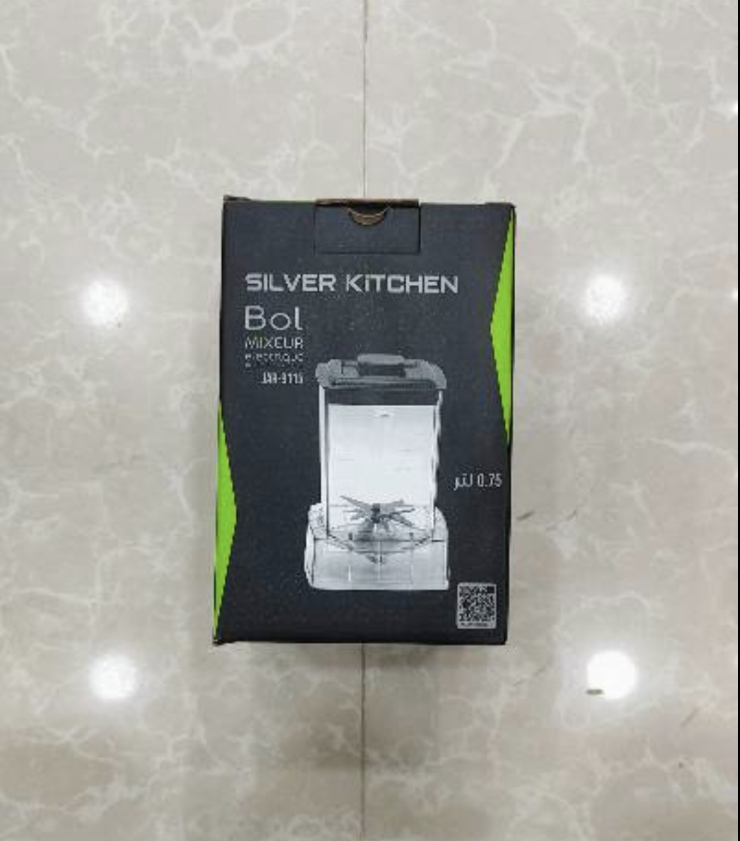 خلاط Silver Kitchen الاحترافي SK-9120 – القوة المتكاملة بمحرك نحاسي (2 وعاء + ضمان 12 شهر)